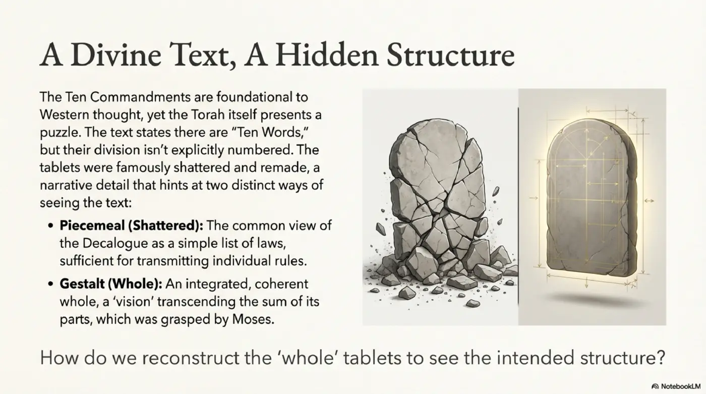 A Divine Text, A Hidden Structure