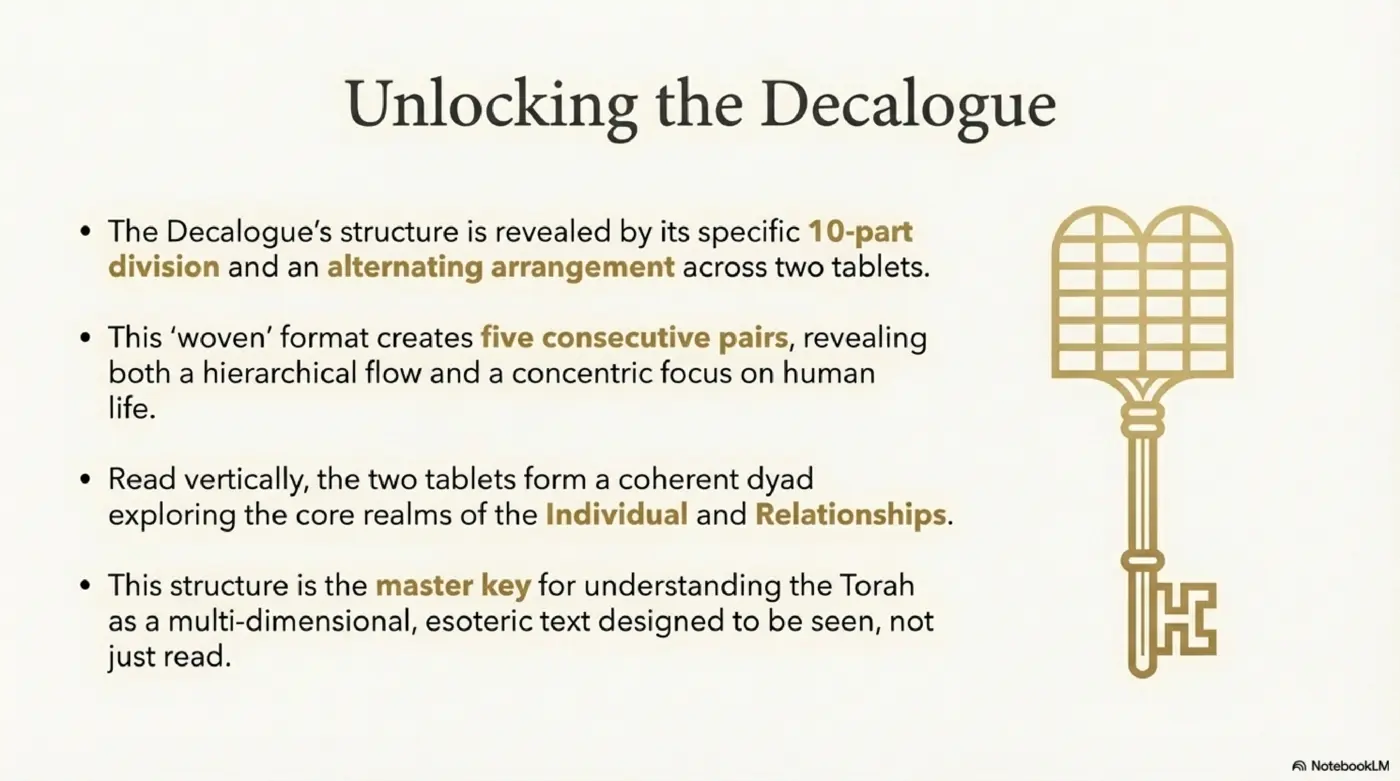 Unlocking the Decalogue